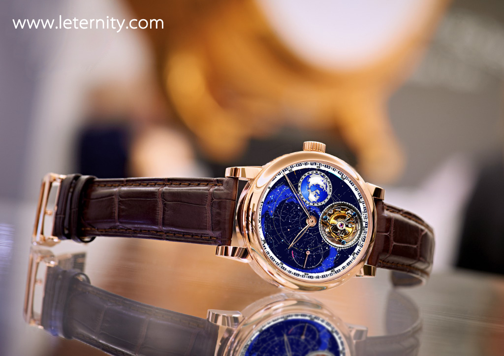 l.eternity星空地球陀飞轮蓝色诱惑,经典简约款定制